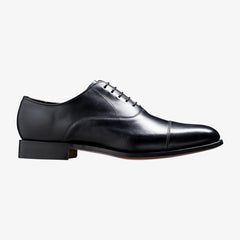 Barker Duxford toe-cap Oxford Shoe -Black Calf