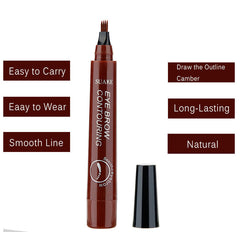 Revolutionary 4-Tip Waterproof Liquid Eyebrow Pencil