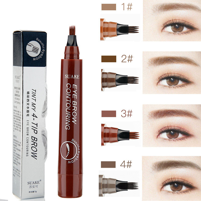 Revolutionary 4-Tip Waterproof Liquid Eyebrow Pencil